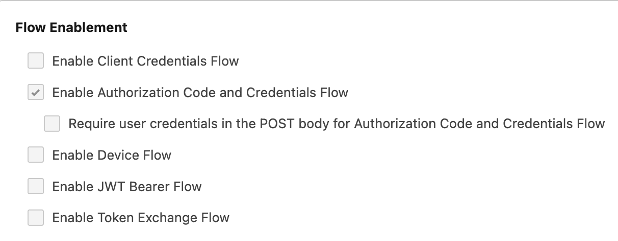Flow Enablement settings in Salesforce